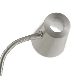 Nikkelfarvet LED bordlampe Narcos^Trio Lighting Discount