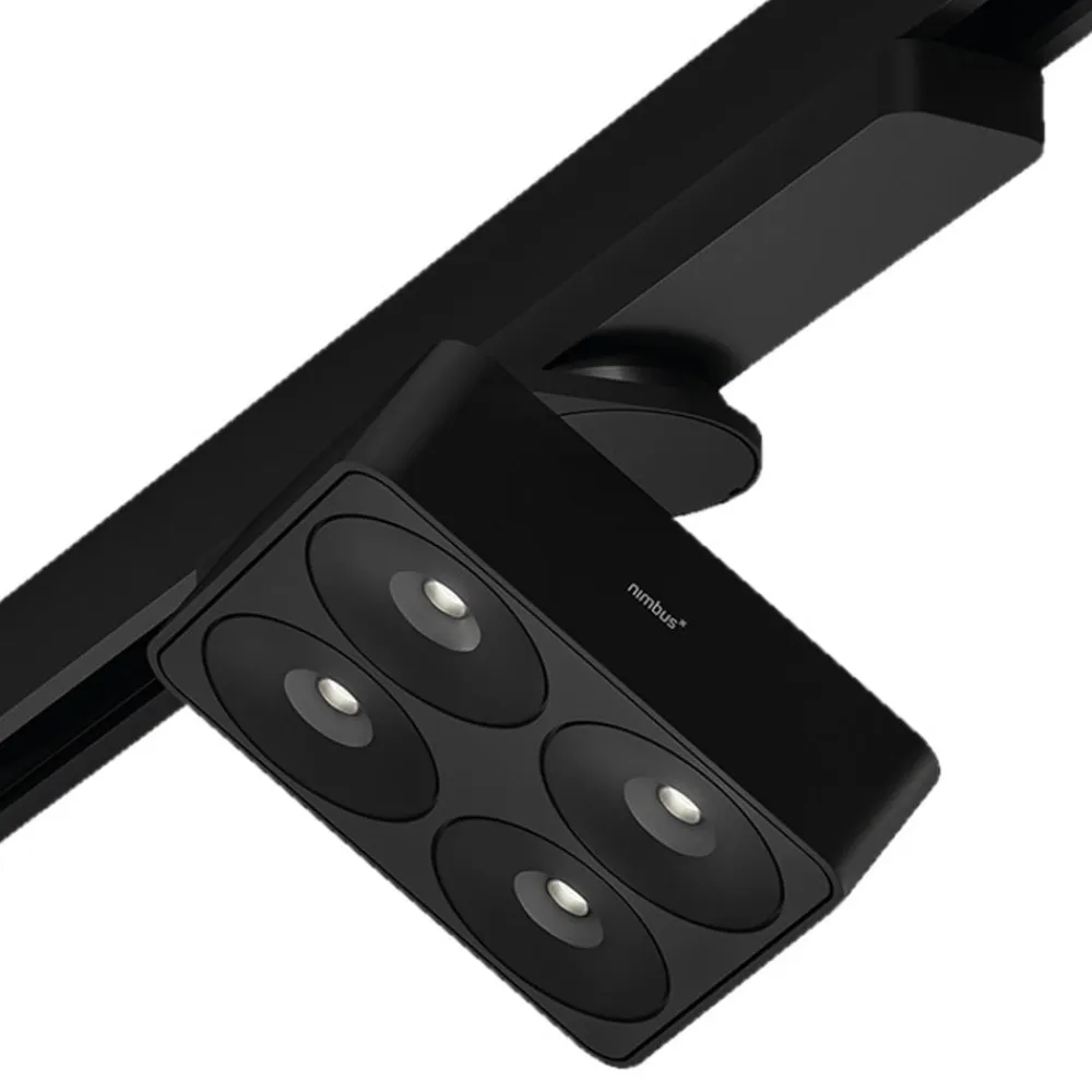 Nimbus Skinnesystem>Q Four TT Track fasedæmper 40° 940 sort