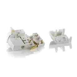 GLOBAL Noa 3-faset multiadapter, bærestyrke 5kg, hvid