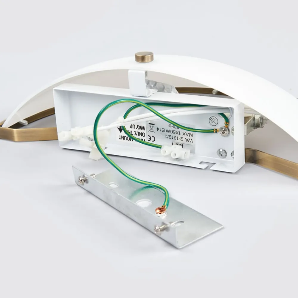 Nobel TALYA væglampe i antik messing^ORION Clearance