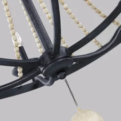 FEISS Nori lysekrone, 6 lyskilder