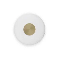 Northern Væglamper>LED-væglampe Glint, Ø 25 cm, glas, opal hvid