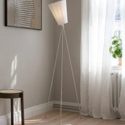 Northern Oslo Wood gulvlampe hvid/hvid