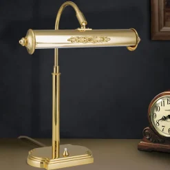 Nostalgisk bordlampe Picture, forgyldt^ORION Outlet