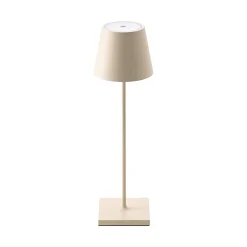Sigor Dekorationsbelysning|Bordlamper>Nuindie LED genopladelig bordlampe, USB-C, beige, IP54, dæmpbar
