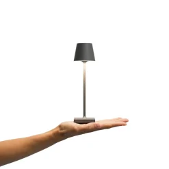 Nuindie pocket LED genopladelig bordlampe, grafit, IP54, dæmpbar^Sigor Hot