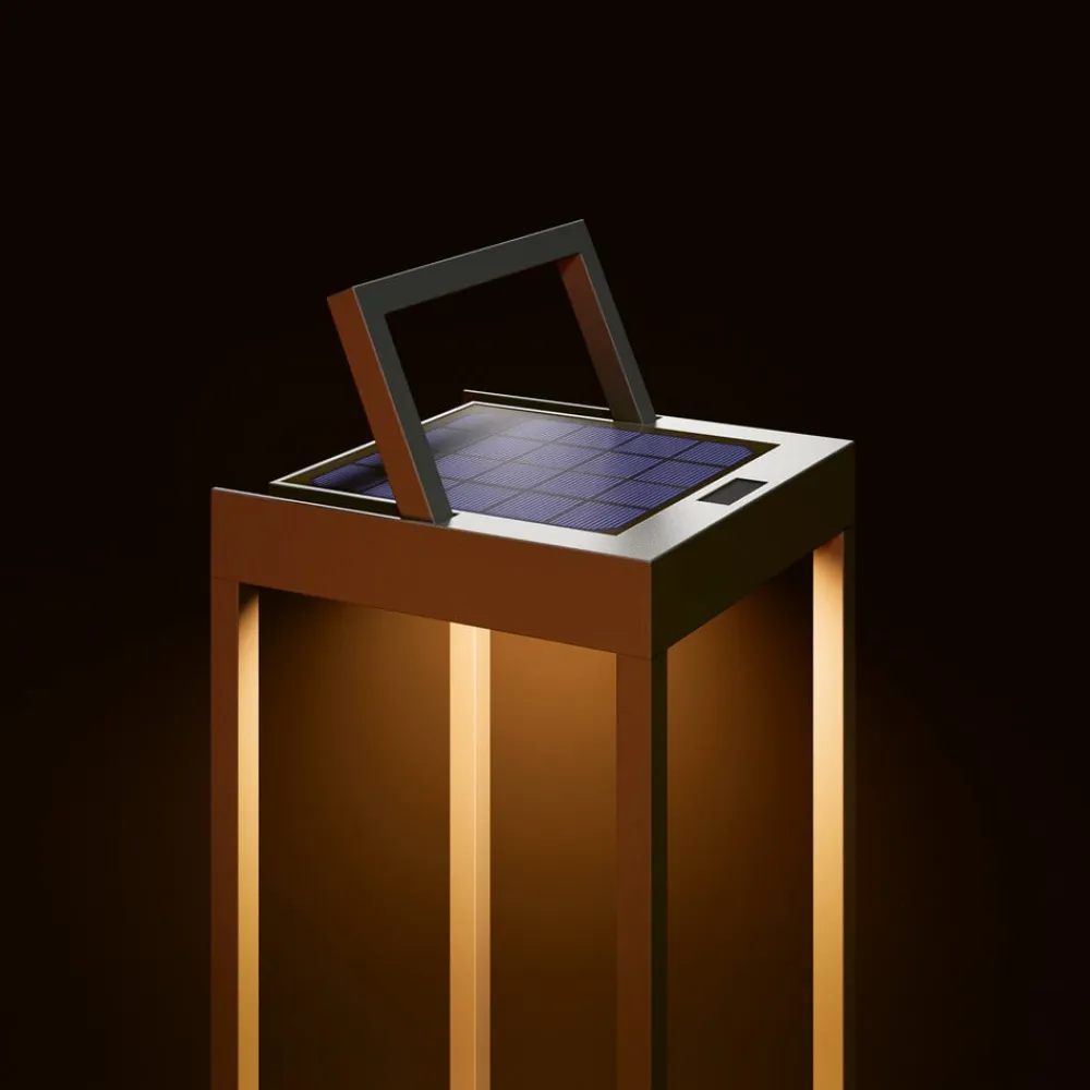 Numove LED solcellelampe, grafitgrå, højde 52,5 cm^Sigor Discount