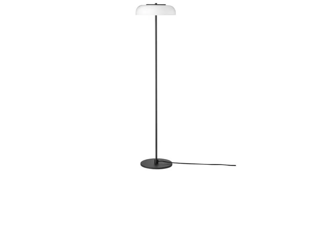 Nuura LED-gulvlampe Blossi, højde 120 cm, sort/opal^Nuura Aps Hot