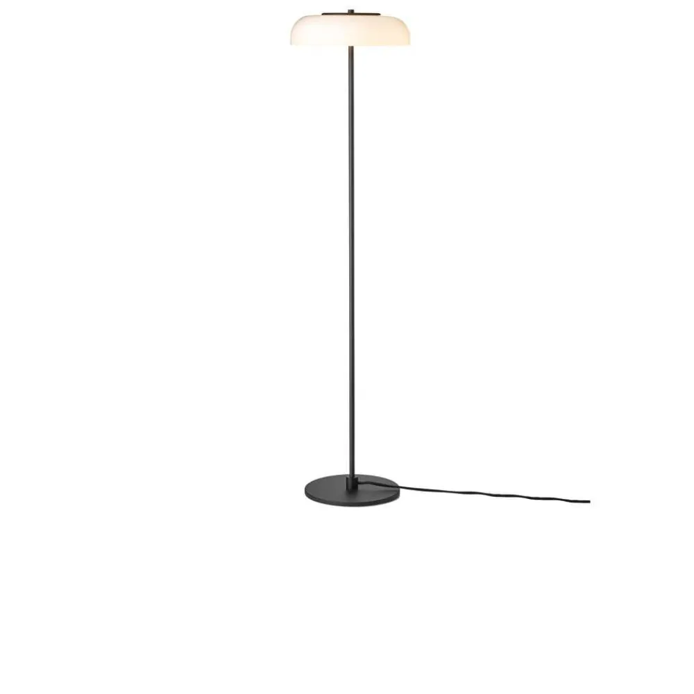 Nuura LED-gulvlampe Blossi, højde 120 cm, sort/opal^Nuura Aps Hot