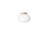 Nuura Aps Nuura loftlampe Rizzatto 301, Ø 30 cm messingfarvet/opal
