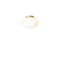 Nuura Aps Nuura loftlampe Rizzatto 301, Ø 30 cm messingfarvet/opal
