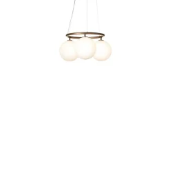 Nuura lysekrone Miira 3 Circular, Ø 54 cm, bronze/opal^Nuura Aps