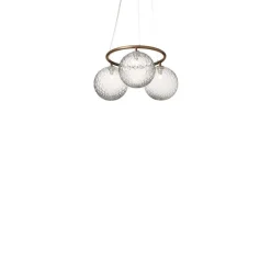 Nuura Aps Nuura lysekrone Miira 3 Circular, Ø 54 cm, bronze/klar