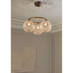 Nuura Aps Nuura lysekrone Miira 3 Circular, Ø 54 cm, bronze/klar