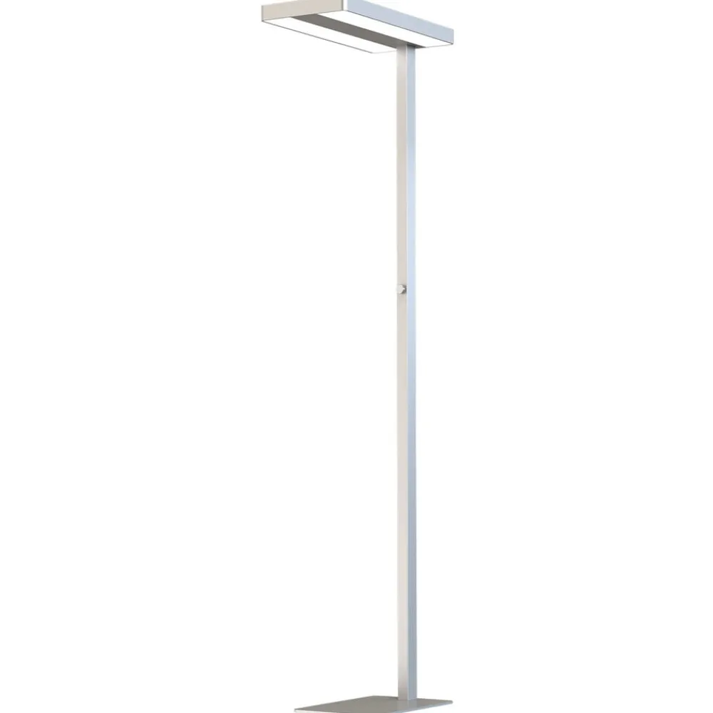 G & L Handels GmbH Gulvlamper>Office LED-gulvlampe up/down 4.000 K, dæmpes, sølv