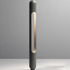 OLEV Grounding LED-gadelampe, stål, sort