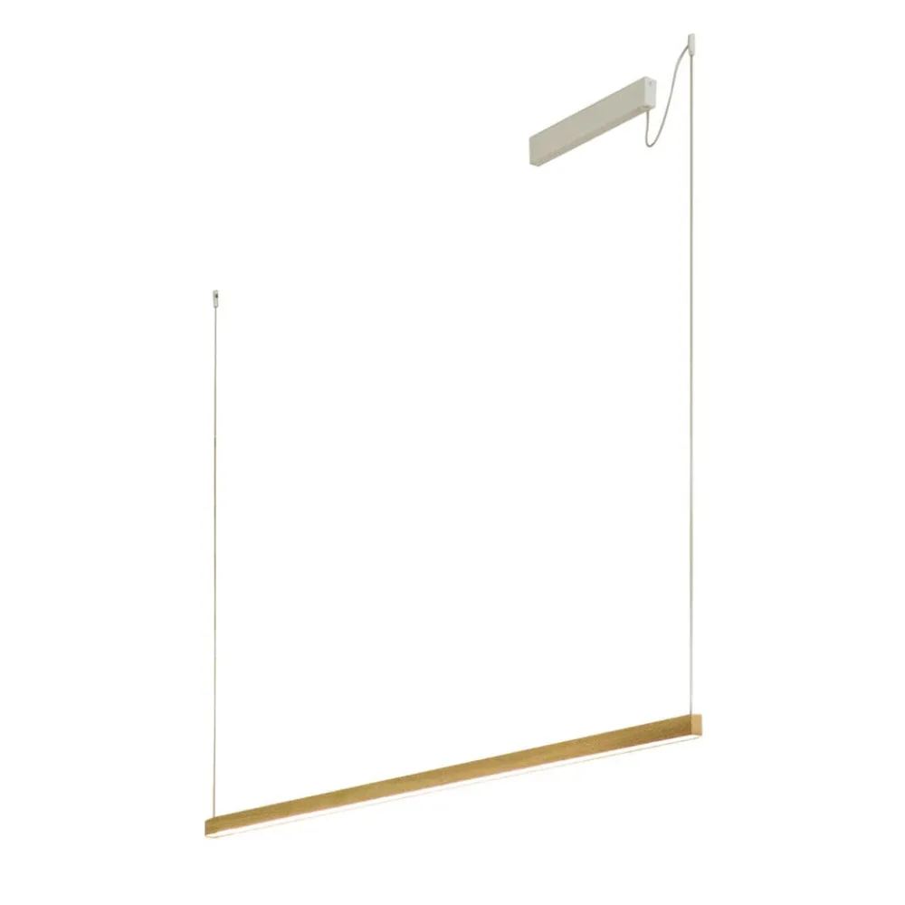 Lanacotta LED-hængelampe, egetræ, 2.700 K^OLEV Outlet