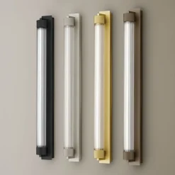 LED-væglampe CHARMER, guld, metal/glas, 2.700 K, IP44^OLEV Sale