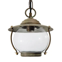 Moretti Luce Udendørs Pendellamper>Olivia udendørs hængelampe, saltvandsresistent, IP44, messing