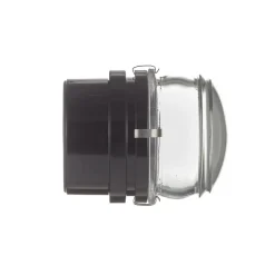 Oluce Fresnel væglampe m. glaslinse IP44 sort