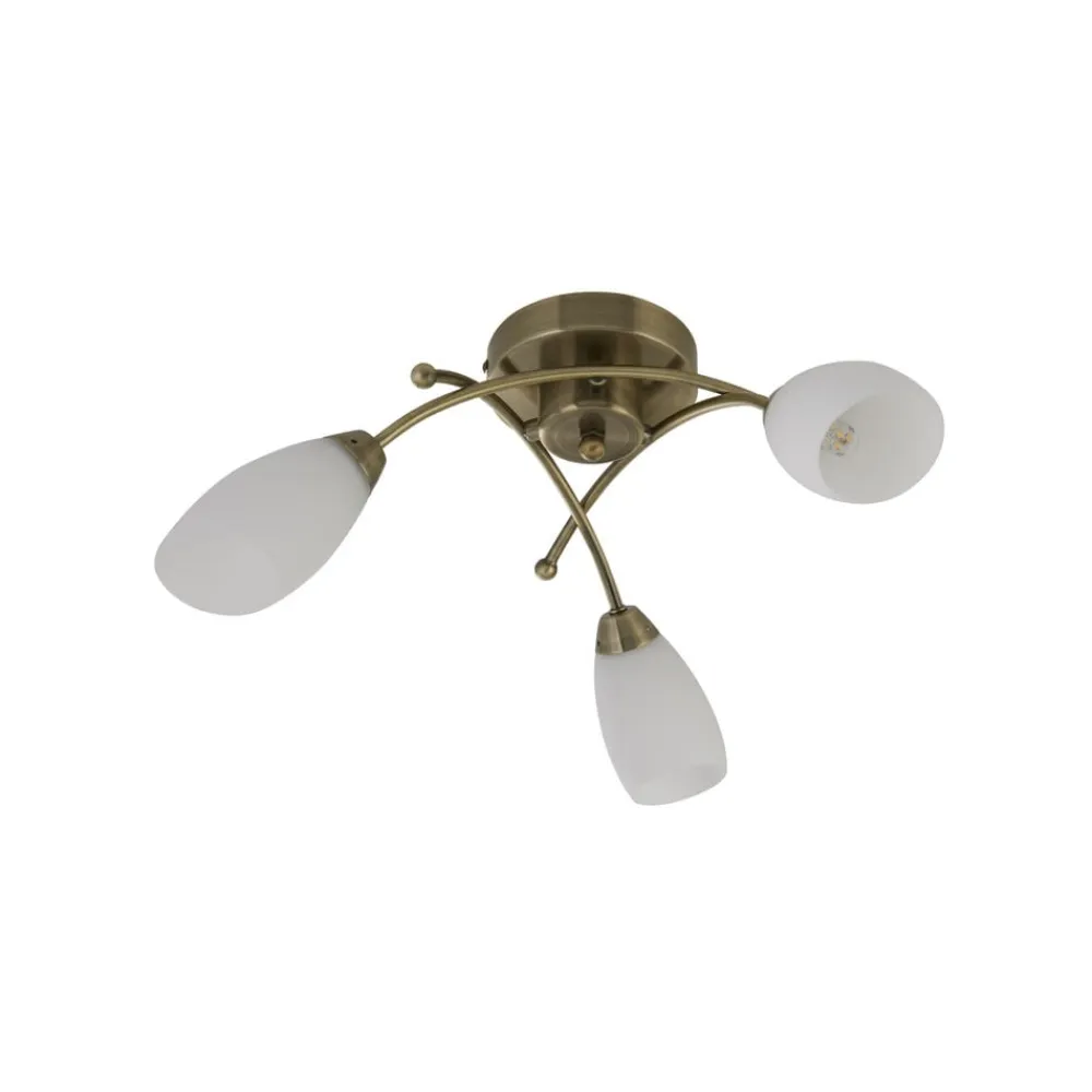 Searchlight OPERA pragtfuld loftlampe, patineret messing