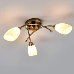 Searchlight OPERA pragtfuld loftlampe, patineret messing