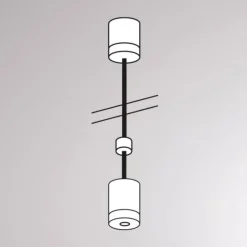 Molto Luce Ophæng til Volare-skinne, 100 cm, hvid