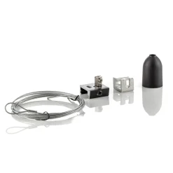 GLOBAL Ophængningssæt til Noa 3-faset skinne, 300 cm sort