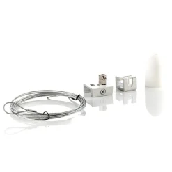 GLOBAL Ophængningssæt til Noa 3-faset skinne, 300 cm hvid