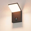 SLV Væglampe Med Sensor>Ordi LED-væglampe, antracit, aluminium, bredde 10 cm, sensor