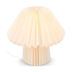 Origami bordlampe af hvidt papir, 27x26cm^Briloner New