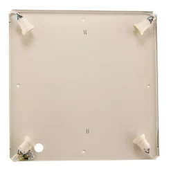 Oro loftslampe af stål og glas, grå, 45 cm^Argon