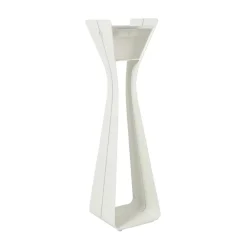 Les Jardins Solcellelamper>Osmoz LED-solcellelampe af aluminium, 175 cm, hvid