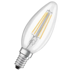 OSRAM Classic B LED-pære E14 4W 4.000K klar 2stk.