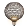 Decor LED Flat Globe E27 3,5W sort 2.700K metal^OSRAM Discount