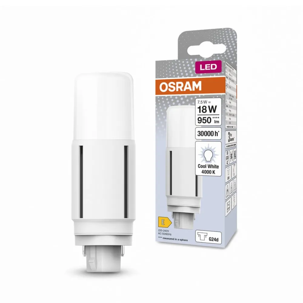 OSRAM Dulux LED-pære G24d D18 VT EM/AC 7,5 W 840