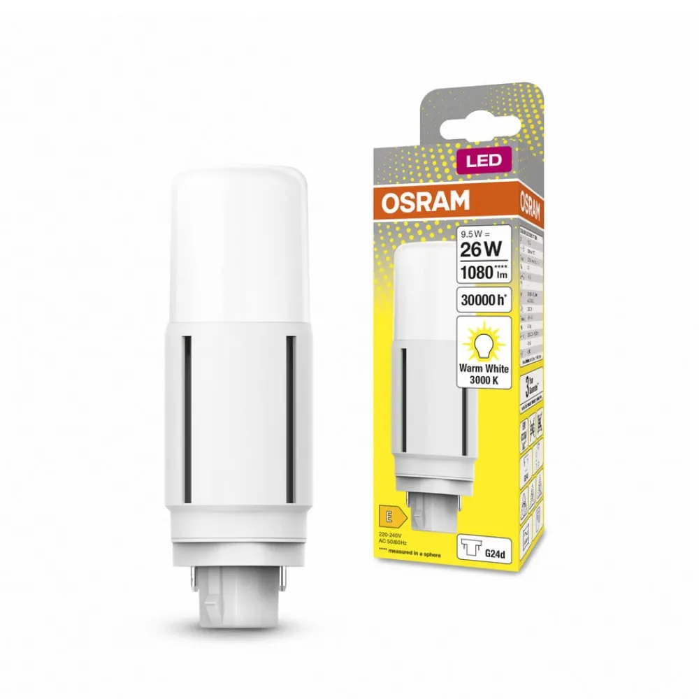 OSRAM Dulux LED-pære G24d D26 VT EM/AC 9,5 W 830