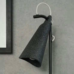 gulvlampe Decor Bell, sort, stål, E27, H 120 cm^OSRAM Outlet