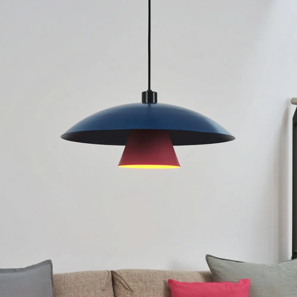 OSRAM hængelampe Decor Flying Mushroom blå/lyserød, stål, E27