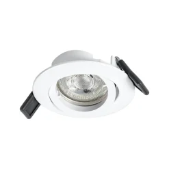 OSRAM Indbygningsspots|Spotlights>indbygningsspot, Ø 9 cm, hvid, metal, GU10-LED, 2.700 K