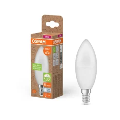 LED Classic Star, stearinlys, mat, E14, 7,5 W, 4.000 K^OSRAM