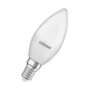 OSRAM Led Pærer>LED Classic Star, stearinlys, mat, E14, 7,5 W, 2.700 K