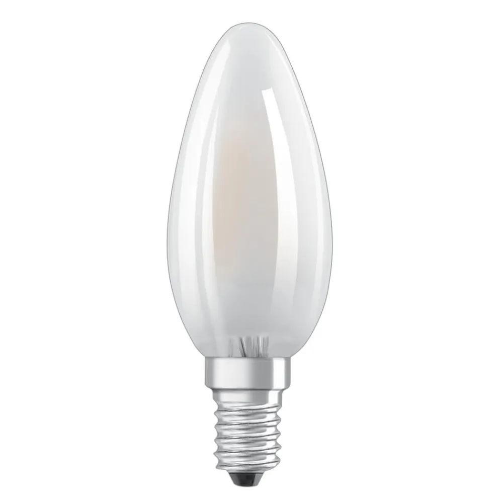 OSRAM Led Pærer>LED stearinlys E14 Classic B 2,5W 4.000K mat