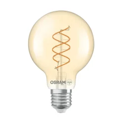 OSRAM Led Pærer>LED Vintage G80 E27 8W 922 Spiral Filament guld dæmpbar