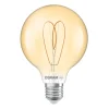 OSRAM Filament Pære>LED Vintage G95 E27 4,9W 922 Heart Filament guld dæmpbar