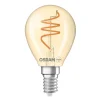 LED Vintage P40 E14 4,9W 922 Spiral Filament gold dæmpbar^OSRAM Clearance