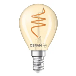LED Vintage P40 E14 4,9W 922 Spiral Filament gold dæmpbar^OSRAM Clearance