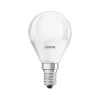 OSRAM Led Pærer>LED-dråbe E14 4,9 W Base P40 840 mat 3 stk