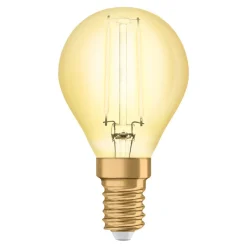 OSRAM Filament Pære>LED-dråbe E14 4W Vintage Classic P guld