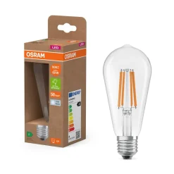 LED-filamentpære E27 3,8W Filament 4,000K^OSRAM